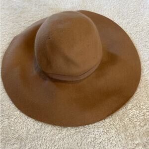 H&M Wool Hat Camel Medium Floppy